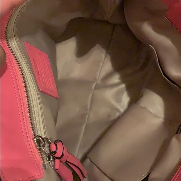 COACH PARK LEATHER CARRYALL HANDBAG #F19728 - Picture 5 of 7